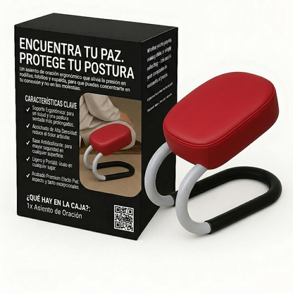SADJACARE. ENCUENTRA TU PAZ.PROTEGE TU POSTURA Silla de Oración Acolchada Negro